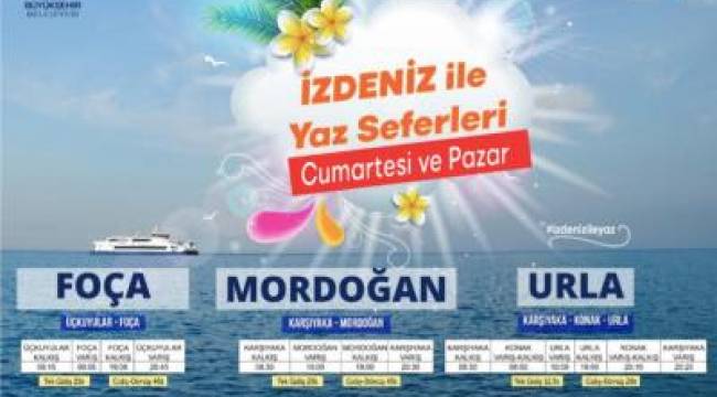 İzmir yaz seferlerini sevdi