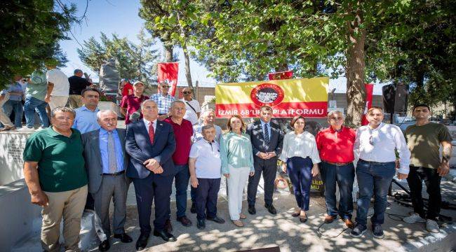 İzmir’in efsane başkanı Aydın Erten mezarı başında anıldı