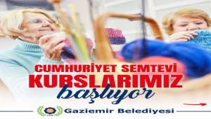 Semtevlerinde kurs kayıtları başladı