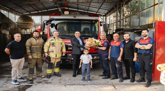 Yiğit’ten ateş savaşçılarına ziyaret 