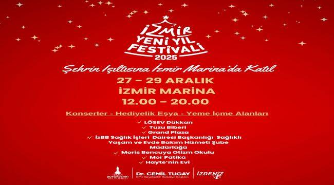  Yeni yıl heyecanı İzmir Marina’da