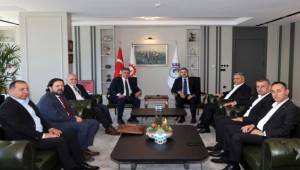 Başkan Tugay'dan Ankara'da Sendikaya Ziyaret