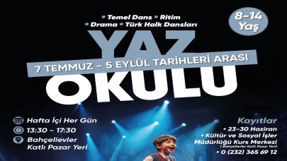 Karşıyaka Belediyesi’nden sanat ve eğlence dolu yaz okulu