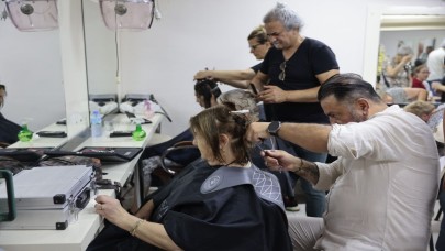 65 yaş üstü Konaklı kadınlara ücretsiz kuaför hizmeti