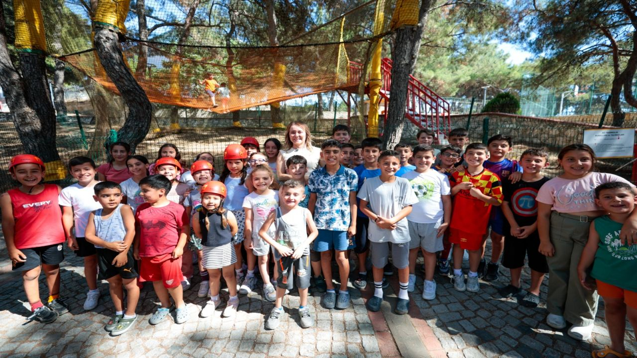 Konak’ın Macera Parkı’nda eğlence başladı