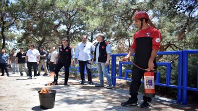 Balçova'nın ormanları termal kamera ile izlenecek