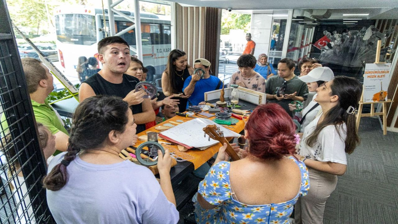 Özel bireyler “sürdürülebilir müzik” ile buluştu