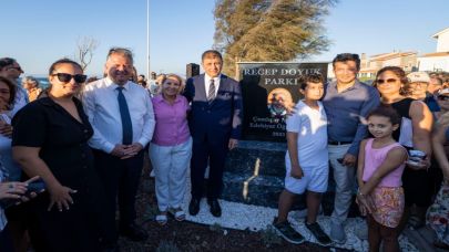 Yenilenen Recep Doyuk Parkı açıldı