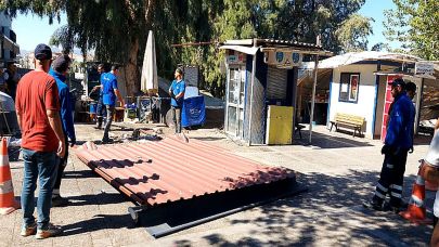 İşgalci işletmelerin tahliyesine başlandı