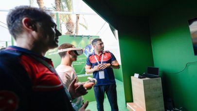 Alevler sanal, heyecan gerçek