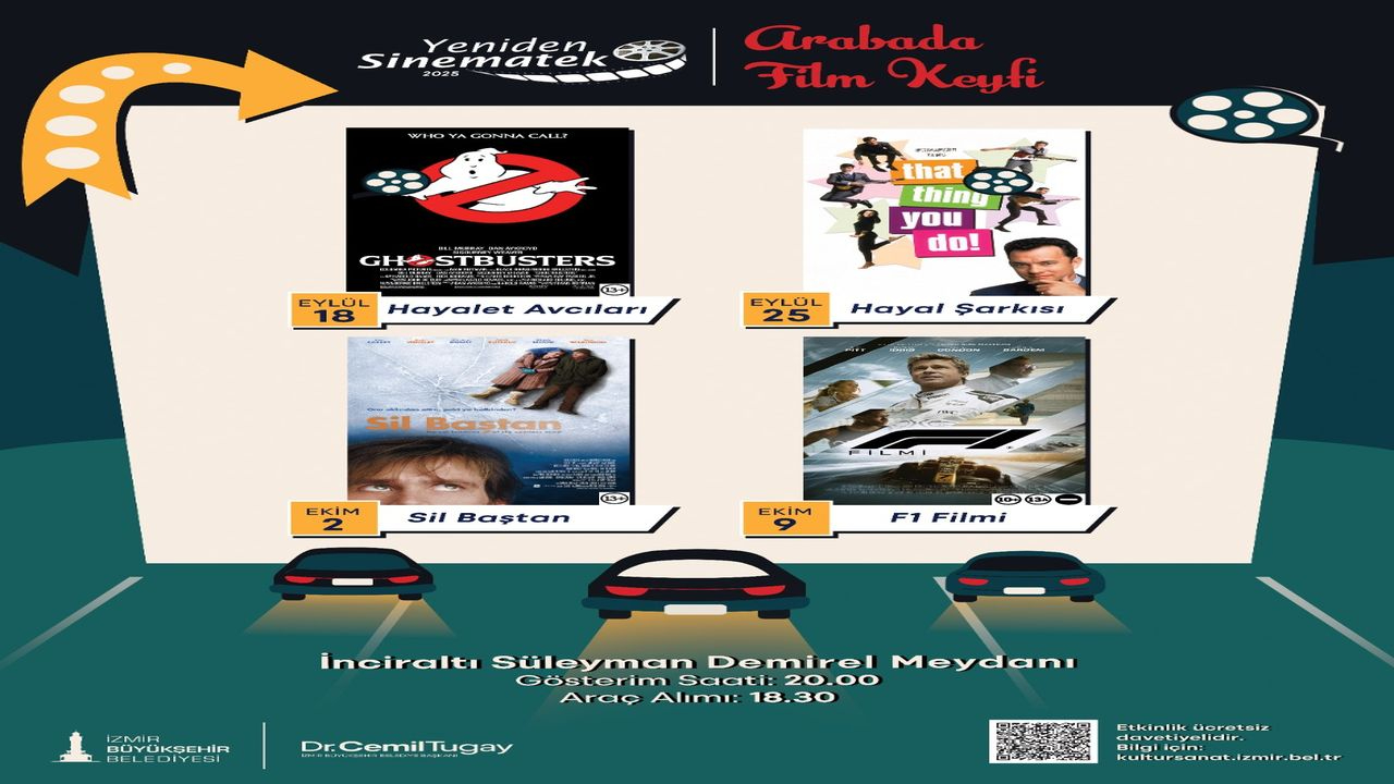 Yeniden Sinematek Arabada Film Keyfi başlıyor