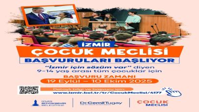 İzmir Çocuk Meclisi başvuruları başlıyor