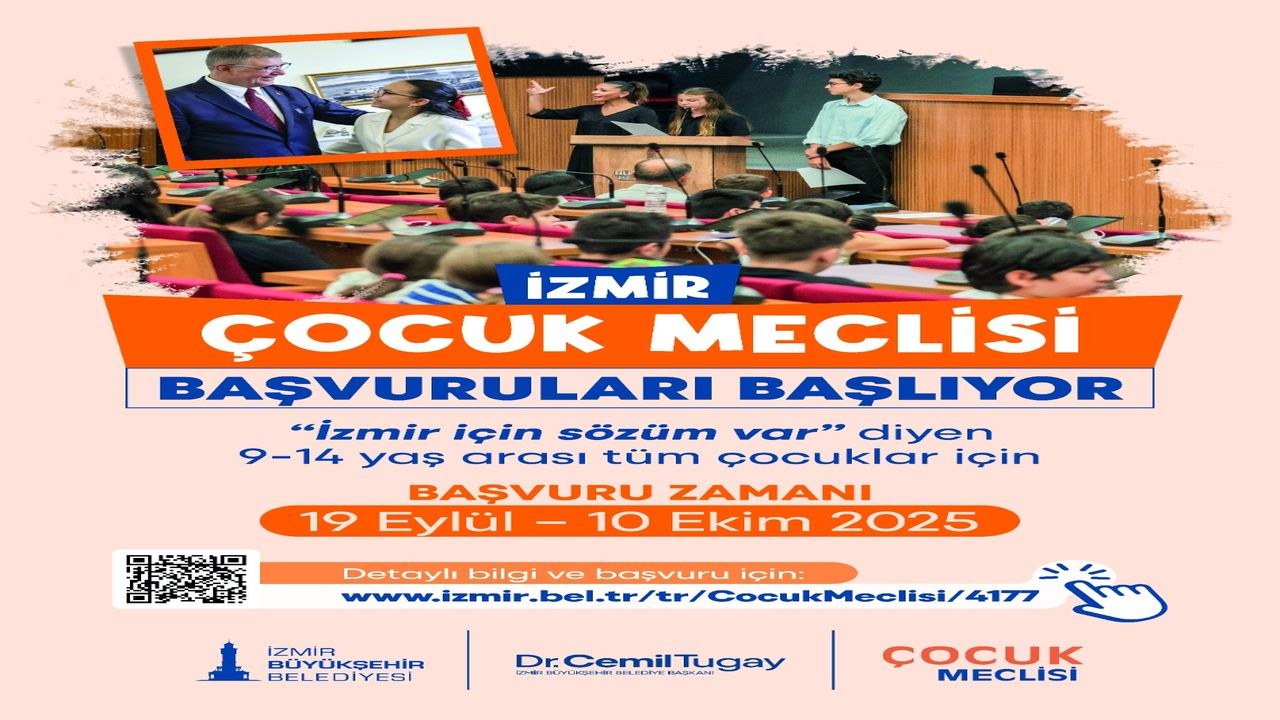 İzmir Çocuk Meclisi başvuruları başlıyor