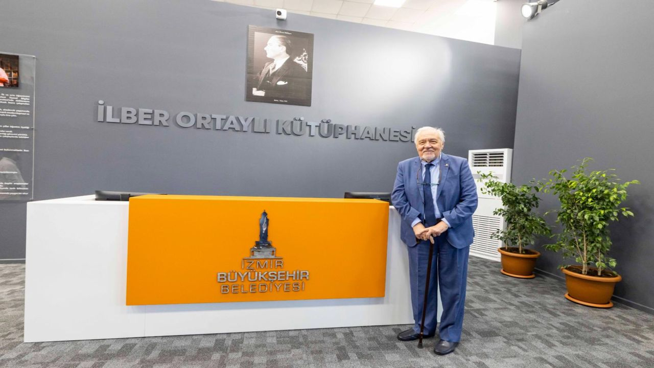 Prof. Dr. İlber Ortaylı kendi adını taşıyan kütüphaneyi açtı