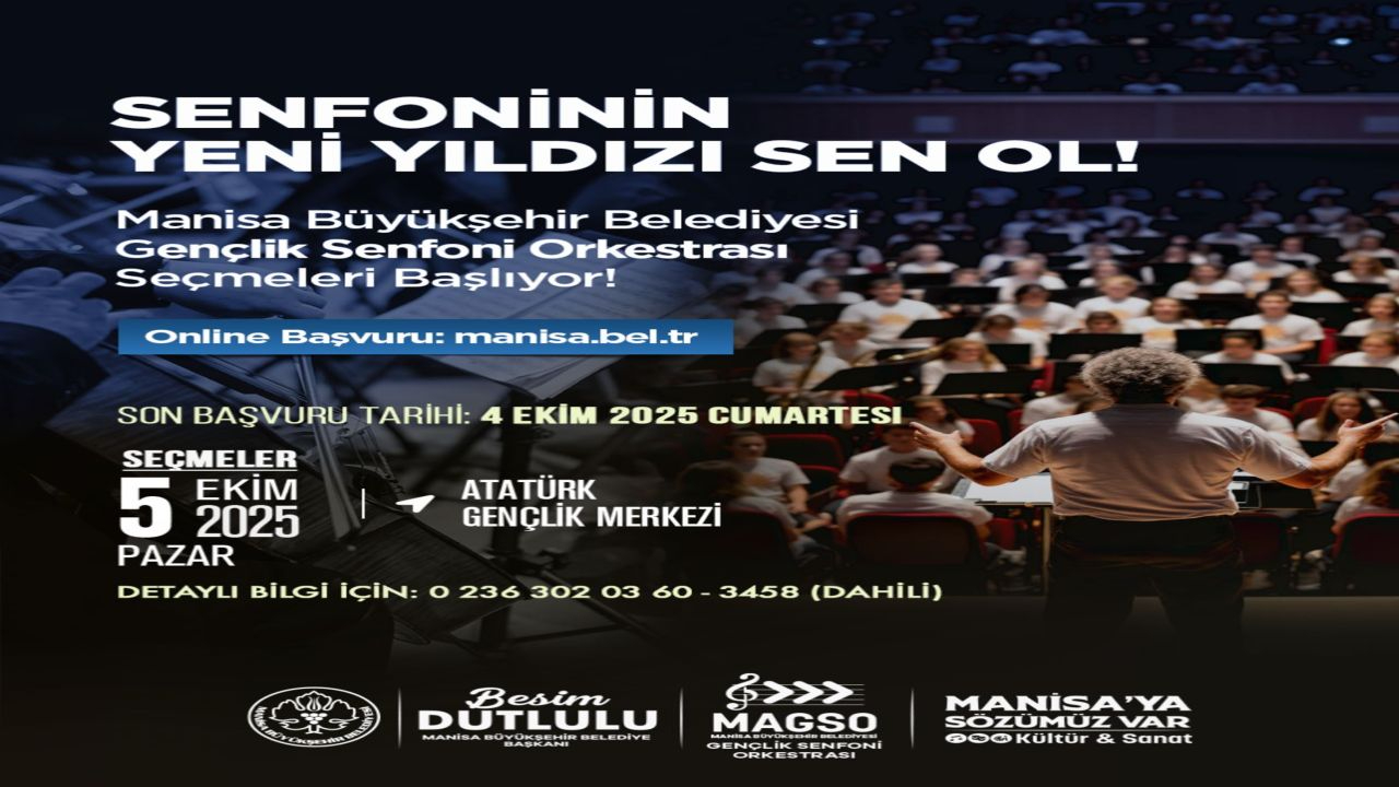 Gençlik Senfoni Orkestrası’nda Sen de Yerini Al