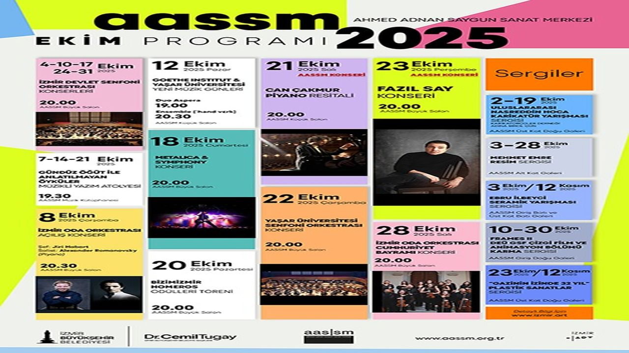 AASSM’de ekim ayı sanatla geçecek