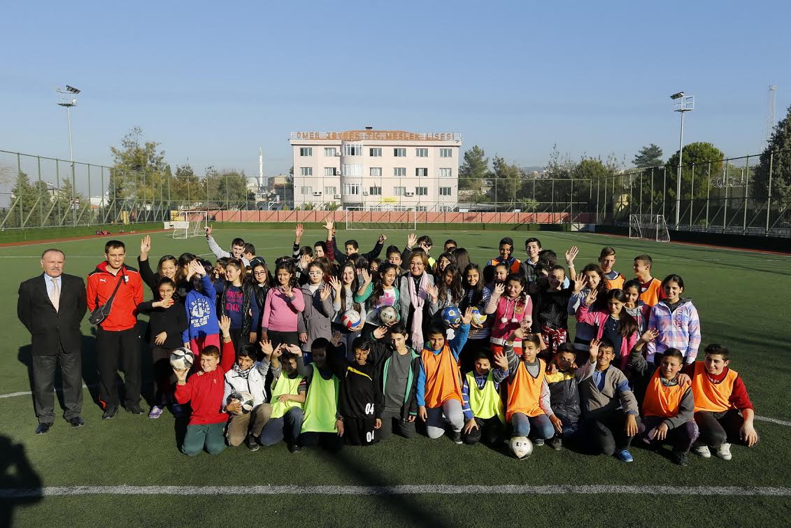 Genç sporculara Başkan dopingi