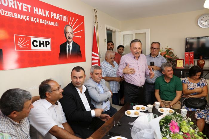 CHP Güzelbahçe’de ‘buruk’ bayramlaşma