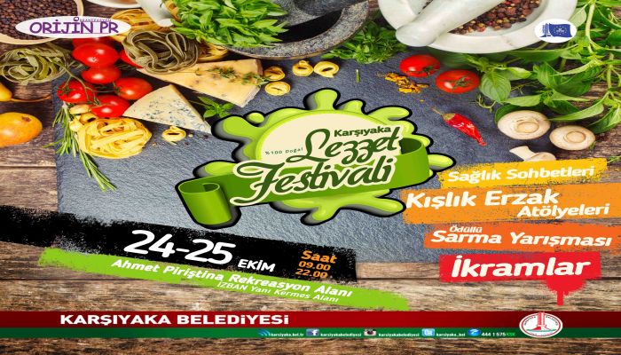 'Lezzet Festivali' Karşıyaka'da başlıyor