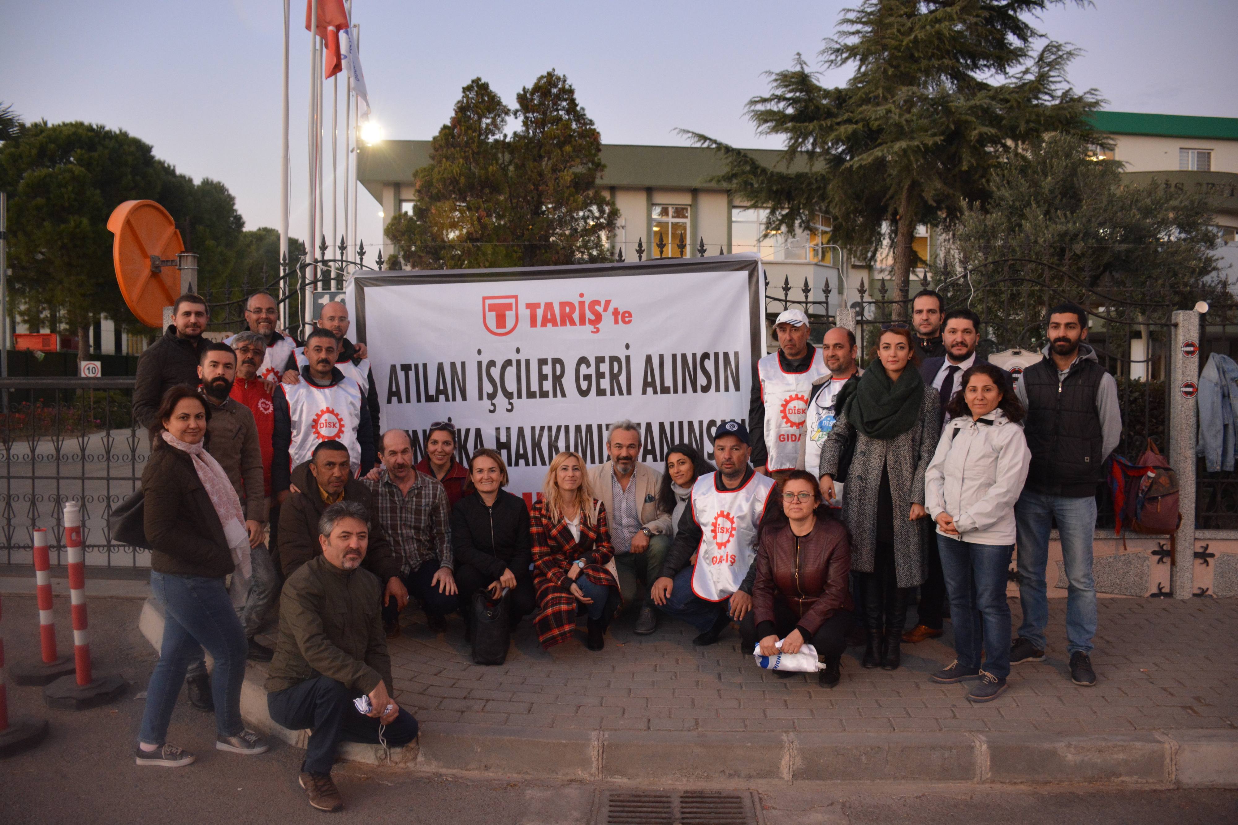 Baro’dan Tariş İşçilerine Destek Ziyareti