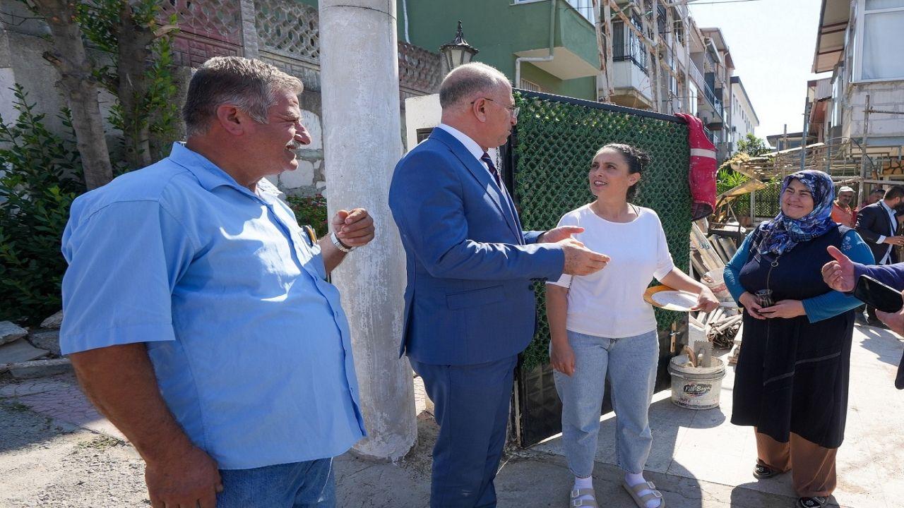 Gaziemir Belediyesi’nden yangında zarar gören evlere yardım eli