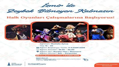 İzmirliler halk oyunları eğitimlerinde buluşuyor