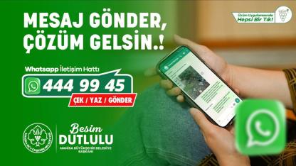 “Mesaj Gönder, Çözüm Gelsin!”