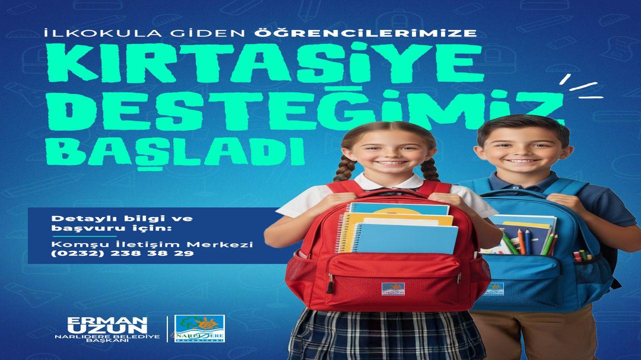 Narlıdere Belediyesi’nden Minik Öğrencilere Çanta ve Kırtasiye Desteği