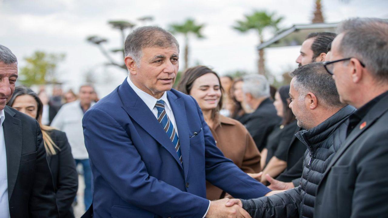Başkan Tugay, Onur Günay'ın hayır yemeğine katıldı