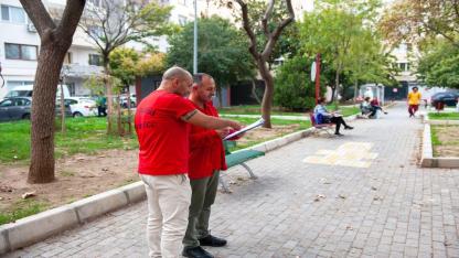 Karşıyaka’daki afet toplanma alanları tek tek denetleniyor