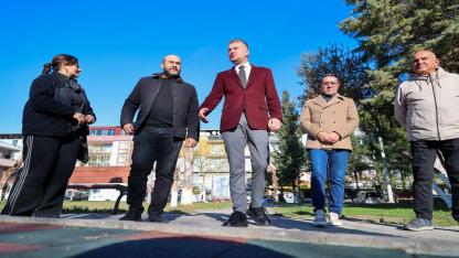 Başkan Görkem Duman, sahada çalışmaları inceledi