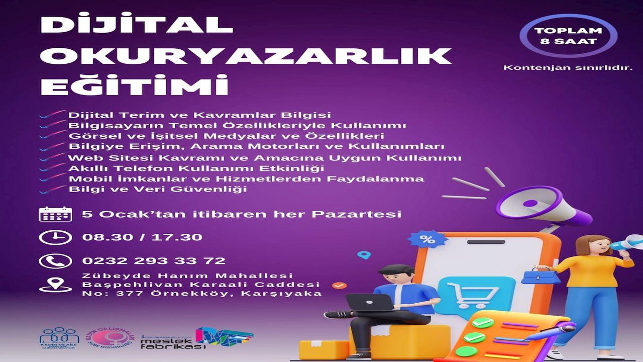 Kadınlar için dijital okuryazarlık eğitimi başlıyor