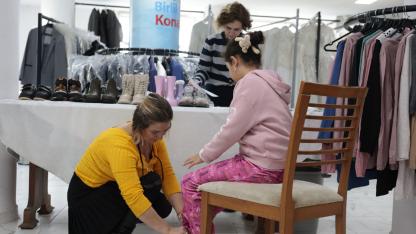 Konak’ta yürekleri ısıtan dayanışma