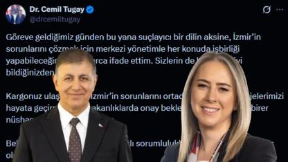 Tugay’dan Çankırı’ya yanıt: “İzmir’in bekleyen kredi dosyalarını da size iletelim”