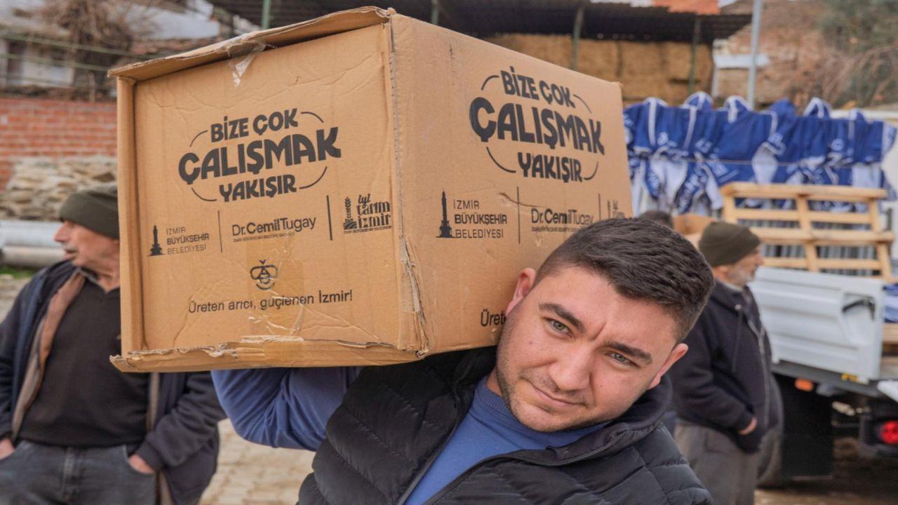 Büyükşehir’den afetzede arıcılara can suyu