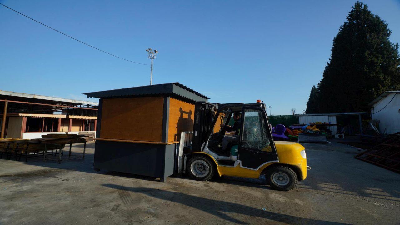 Mısır ve kestane tezgâhları yenilendi