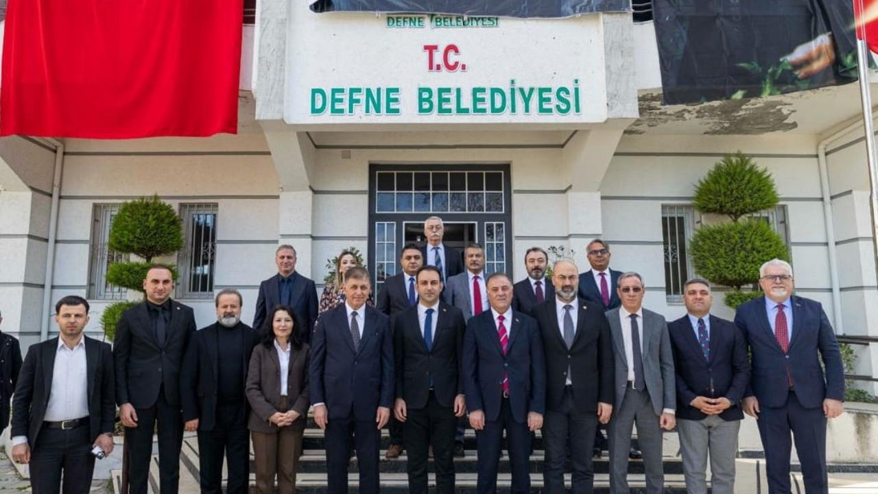 Özgür Özel ve Başkan Tugay Hatay'da