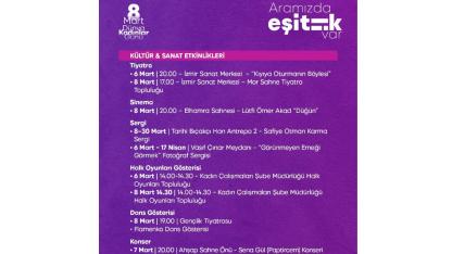 İzmir'de 8 Mart: Aramızda eşitlik var